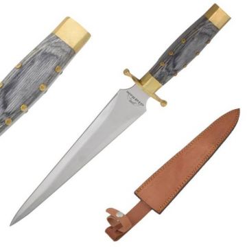 Old Ram Handmade 18.75-inches Spear Point Hunting Knife (OR-6080BKW)